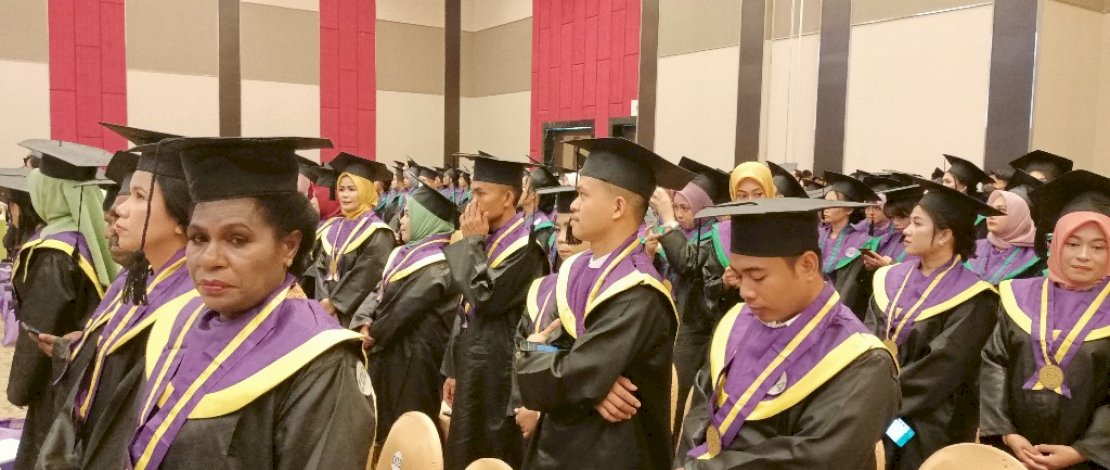 STIK Tamalatea Makassar menggelar wisuda 116 mahasiswa, di Hotel Dalton, Sabtu, 24 September 2022.