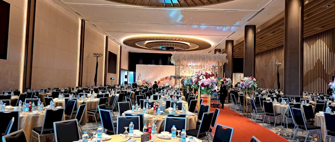 Kemegahan Nusantara Hall, Ball room baru di Hotel The Rinra yang mampu menampung ribuan orang