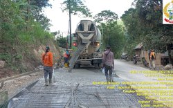 Realisasi Fisik 56 Persen, Ruas Minasatene Masuki Tahap Pengecoran Badan Jalan