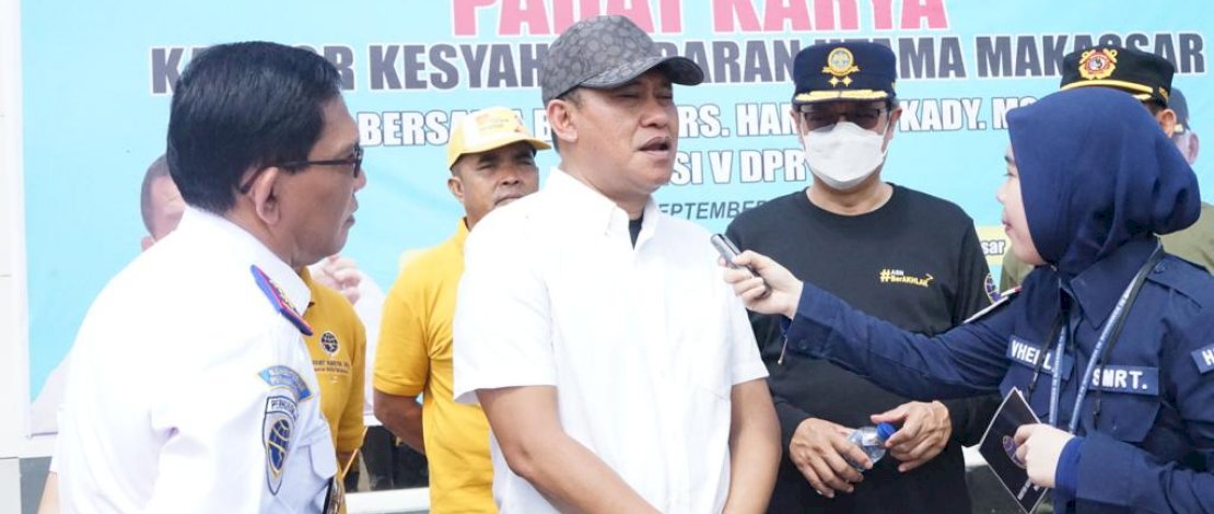 Hamka B Kady melalui Staf Ahlinya, Lukman B Kady, menyampaikan apresiasinya terhadap kegiatan Padat Karya Dirjen Perhubungan Laut di Sulsel, Senin, 26 September 2022.