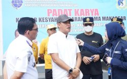Hamka B Kady Dukung Program Padat Karya Dirjen Perhubungan Laut di Sulsel