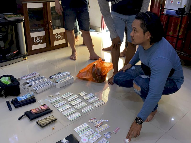 Polda Sulsel Gagalkan Peredaran 1.213 Butir Obat Daftar G di Bone