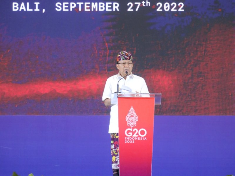 Gubernur Bali di Global Forum G20 Targetkan 45 Ribu Hektar Pertanian Organik