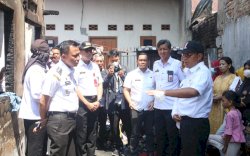 Danny Pomanto Kunjungi Korban Kebakaran Tallo, Serahkan Bantuan Logistik