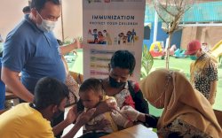Pemkot Gandeng IOM dan UNICEF, Imunisasi Campak Rubella untuk Anak Imigran