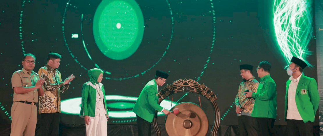 Wali Kota Makassar Moh Ramdhan 'Danny' Pomanto menghadiri Musyawarah Kerja Wilayah (Muskerwil) yang digelar DPW Partai Persatuan Pembangunan (PPP) Sulawesi Selatan, di Hotel Four Point by Sheraton, Senin (3/10/2022).