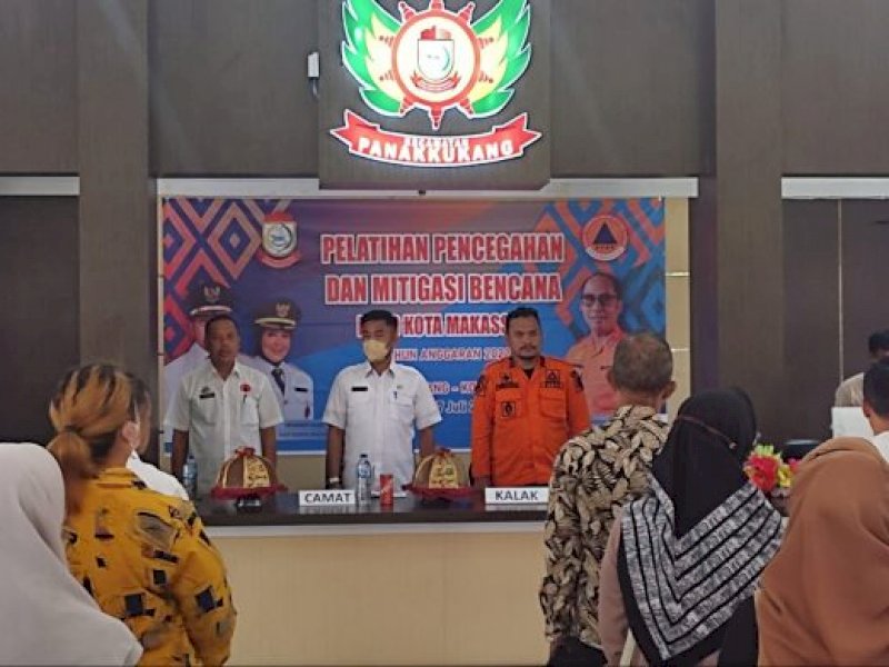 Sekcam Panakkukang Abdul Muis, Buka Pelatihan Pencegahan Dan Mitigasi Bencana