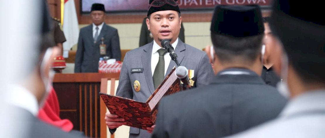 Lantik 118 Pejabat, Bupati Gowa Harap Kolaborasi dan Kekompakan Membangun Daerah