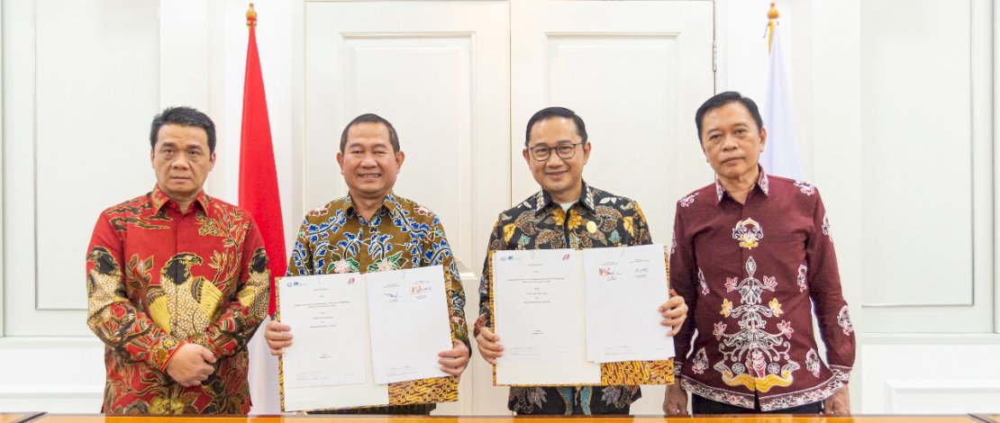 Penandatanganan Perjanjian Kerjasama (PKS) antara PT MRT Jakarta dan PT MRT Makassar, kemarin, Rabu, 5 Oktober 2022.