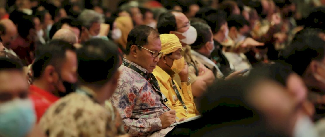 Danny Pomanto saat menghadiri Business Matching Tahap IV dan Pameran Produk Dalam Negeri di Nusa Dua Convention Center, Bali, Kamis, 6 Oktober 2022.