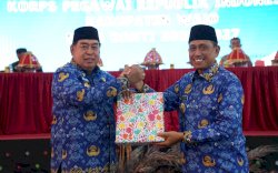 Abdul Hayat Lantik Sekda Wajo Jabat Ketua Korpri