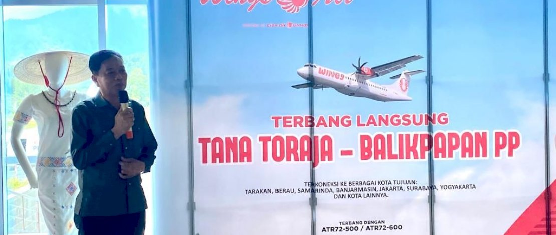Penerbangan langsung (direct flight) Toraja menuju Balikpapan, maupun dari Balikpapan ke Toraja mulai beroperasi pada Jum'at, 7 Oktober 2022.