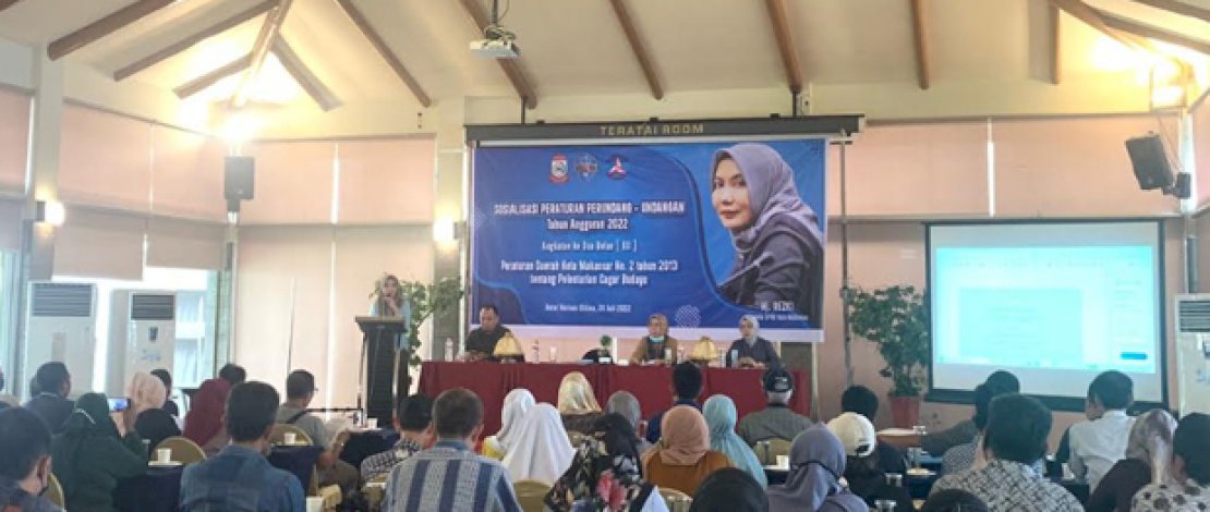 Anggota Komisi B DPRD Makassar Gelar Sosialisasi Soal Perda Pelestarian Cagar Budaya