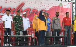 Tutup Acara Perkemahan Jumbara, Bupati Indah Ajak Terus Tebar Kebaikan