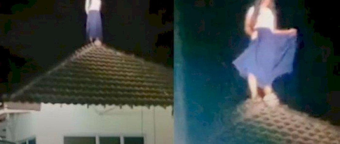Diduga Kesurupan Kuntilanak, Wanita di Gresik Naik ke Atap Rumah Warga Sambil Tertawa