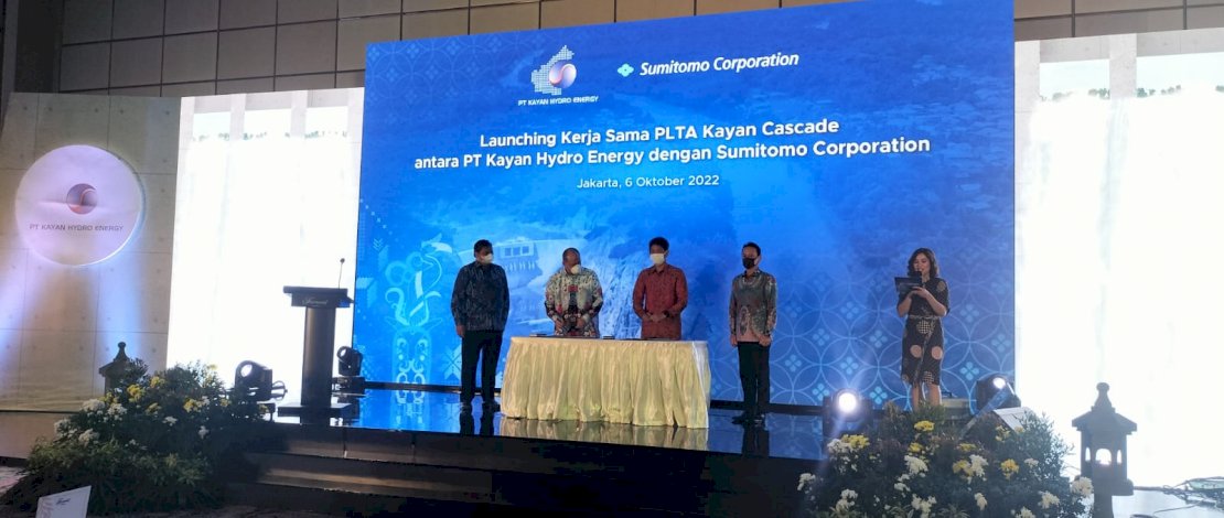 Sah, Sumitomo Sepakat Kerja Sama dengan PT KHE Bangun PLTA Kayan Cascade