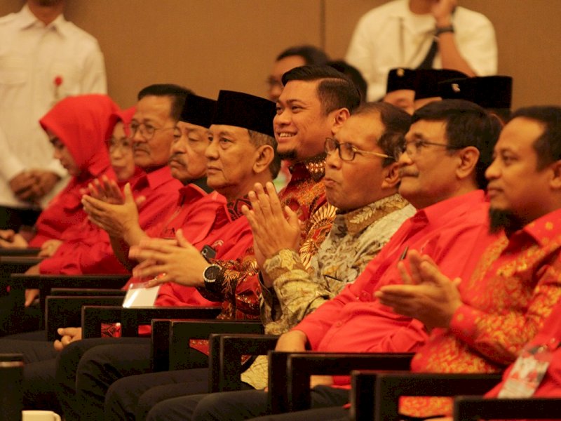 Gubernur dan Lima Kepala Daerah Hadiri Rakerda PDIP Sulsel