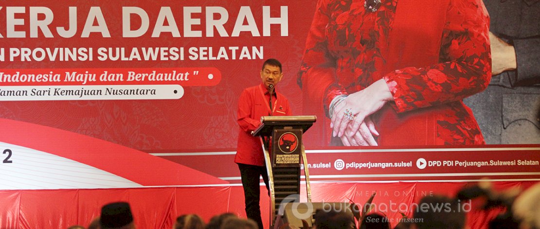 Ketua DPD PDI Perjuangan Sulsel, Andi Ridwan Wittiri 