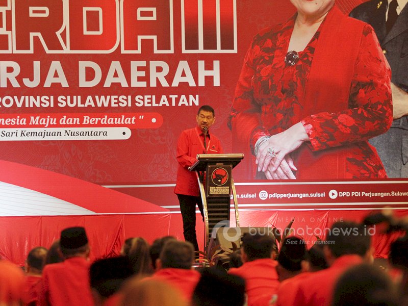Rakerda III PDI Perjuangan Sulsel, ARW : Harus Cetak Hattrick