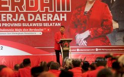 Rakerda III PDI Perjuangan Sulsel, ARW : Harus Cetak Hattrick
