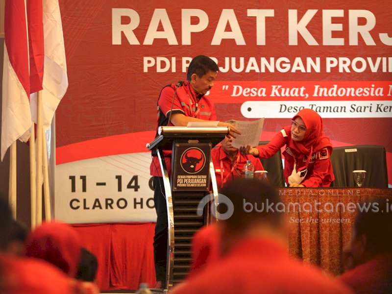 Hasil Rakerda III, PDI Perjuangan Sulsel Target Lima Kursi DPR-RI