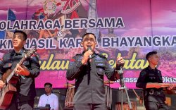 Tenribetta Perkusi Tampil Memukau di Bazar UMKM Hasil Karya Bhayangkari Polda Sulsel