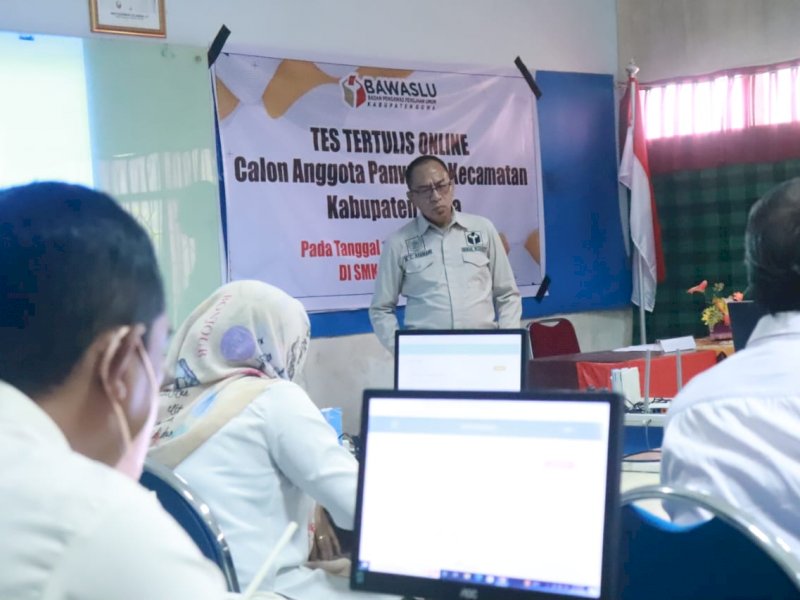 Bawaslu Gowa Seleksi Panwascam dengan Sistem CAT