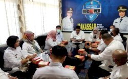 Rapat Bersama Jajarannya, Ini Pesan Camat Ujung Tanah