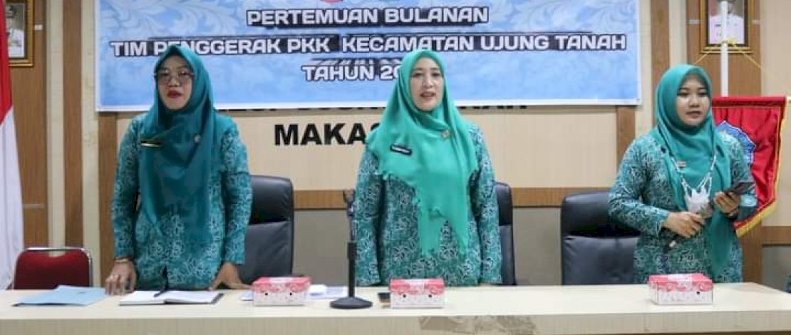 TP PKK Kecamatan Ujung Tanah Gelar Pertemuan Bulanan