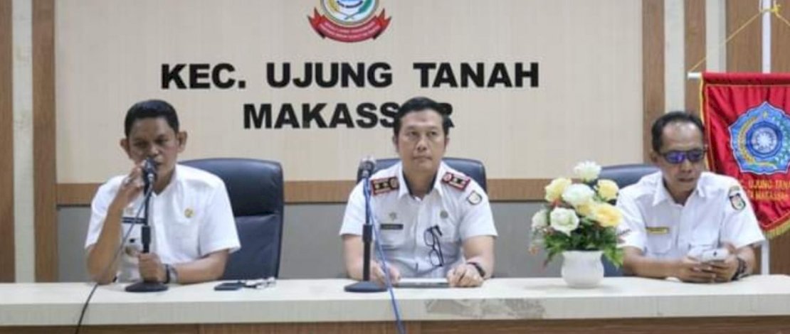 Camat Ujung Tanah Evaluasi Progres Longwis di Tiap Kecamatan