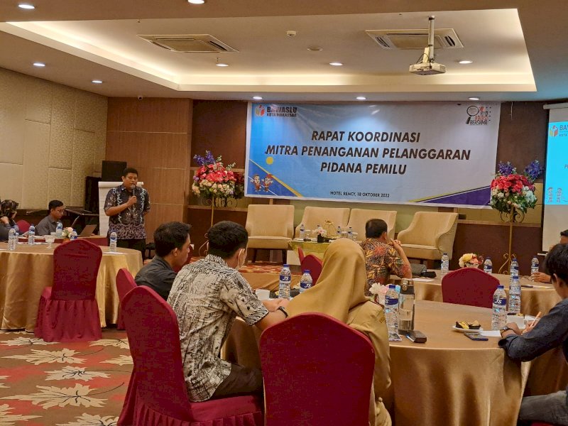 Rawan Tindak Pidana Pemilu, Bawaslu Gelar Rakor dengan Mitra