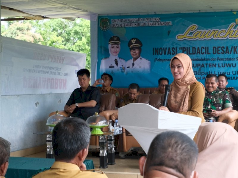 Dekatkan Pelayanan, Bupati Lutra Launching Inovasi Pildacil Desa dan Kelurahan