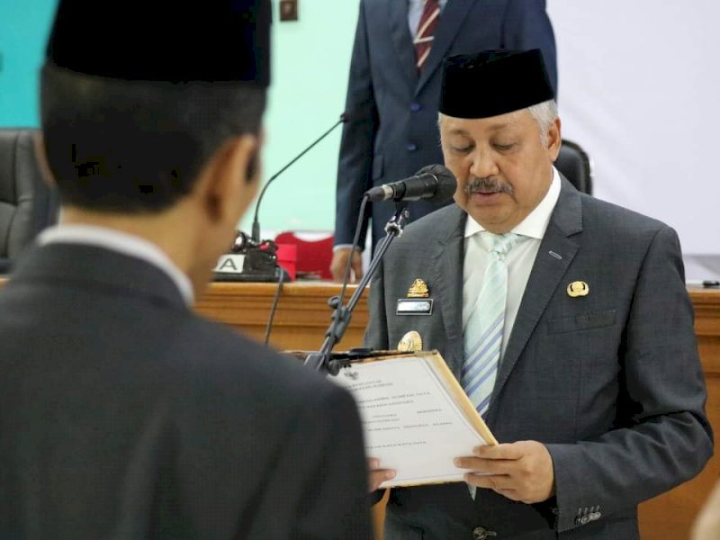 Bupati Pinrang Lantik Pejabat Pimpinan Tinggi Pratama