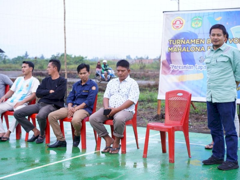 PT Vale Bangun Fasilitas Olahraga Bola Voli di Kecamatan Towuti
