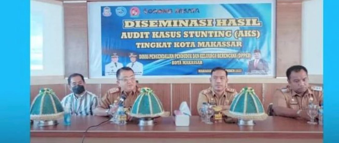 Camat Tamalate Hadiri Diseminasi Hasil Audit Kasus Stunting Tahun 2022 Kota Makassar