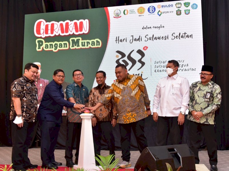 Sulsel Gelar Pangan Murah dan Genjot Pangan Lokal Berbasis Sagu
