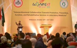 PDS Patklin dan Kedokteran Laboratorium Indonesia Kongres Nasional di Makassar, Andi Sudirman: Mereka Pahlawan Kita 