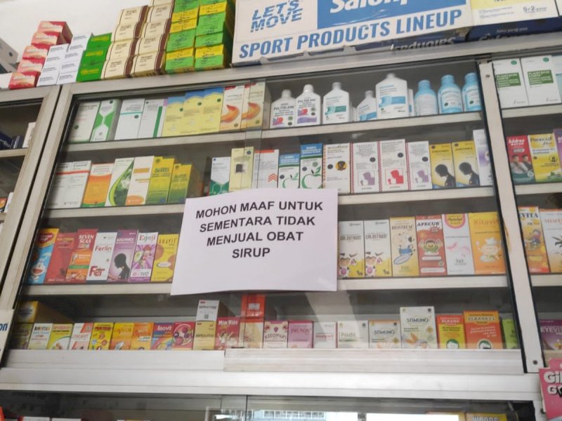 Setop Penjualan Obat Sirop Anak, Dinkes Bantaeng Datangi Apotek dan Minimarket  