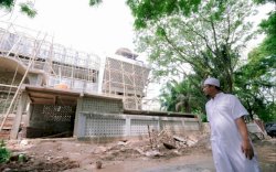 Andi Sudirman Tinjau Pembangunan Masjid Nurul Amir