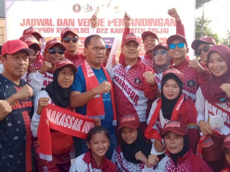 Kunjungi Wisma Kontingen Makassar di Sinjai, Danny Pomanto Semangati Atlet Porprov
