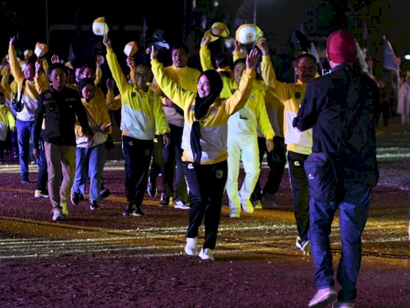 Beri Dukungan Penuh Bagi Para Atlet Lutra, Bupati Indah Hadiri Pembukaan PORProv 2022