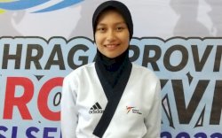 Taekwondo Sumbang Emas Pertama Untuk Pinrang di Porprov Sulsel 2022 