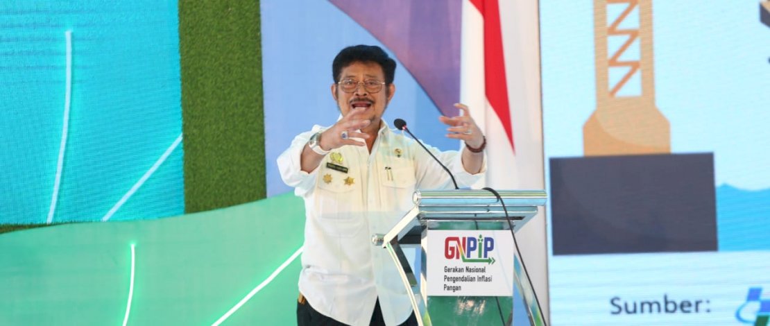 Mentan SYL pada acara Kick Off Gerakan Nasional Pengendalian Inflasi Pangan (GNPIP) Sulsel, di Taman Maccini Sombala Makassar, Senin, 24 Oktober 2022. Mentan SYL pada acara Kick Off Gerakan Nasional Pengendalian Inflasi Pangan (GNPIP) Sulsel, di Taman Maccini Sombala Makassar, Senin, 24 Oktober 2022.