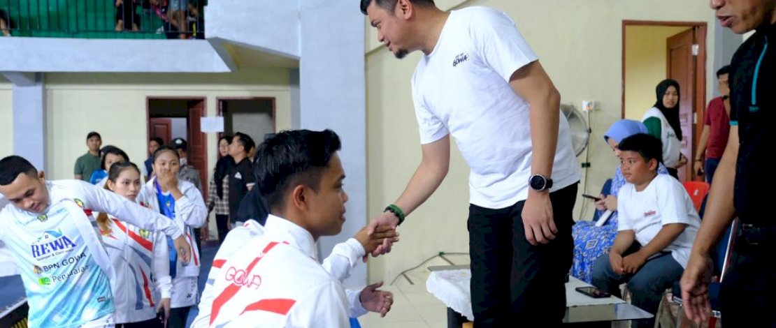 Bupati Gowa Saksikan Langsung Pertandingan Panahan dan Bulutangkis di Porprov Sulsel