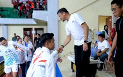 Bupati Gowa Saksikan Langsung Pertandingan Panahan dan Bulutangkis di Porprov Sulsel