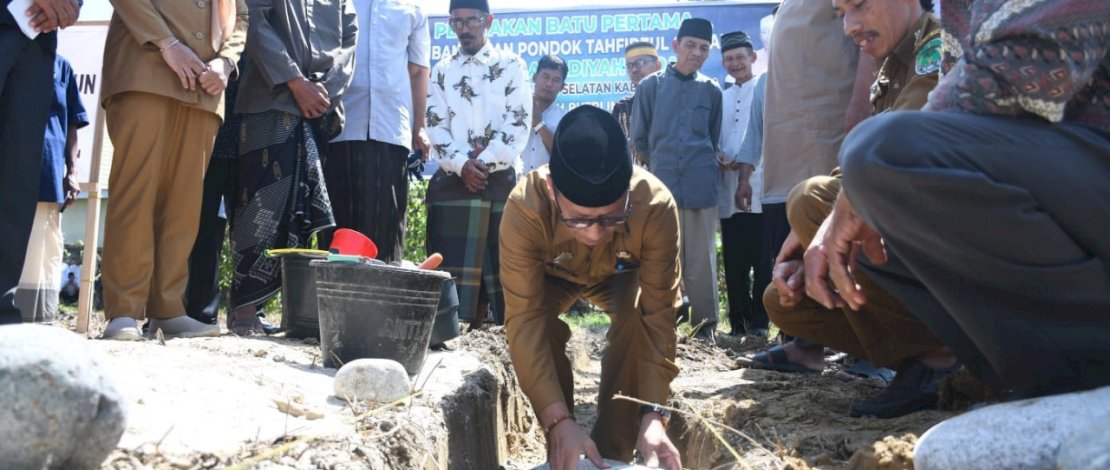 Majukan Pendidikan Agama di Lutra, Pondok Tahfidz Qur&rsquo;an di Desa Lara Mulai Dibangun