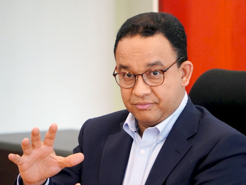 Anies Minta Relawan Lapor Polisi Jika Balihonya Dirobek 