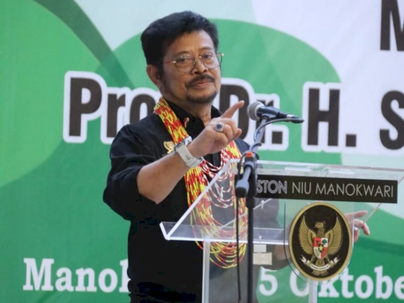 Mentan SYL Dorong Papua Barat Jadi Penghasil Sagu Berkualitas