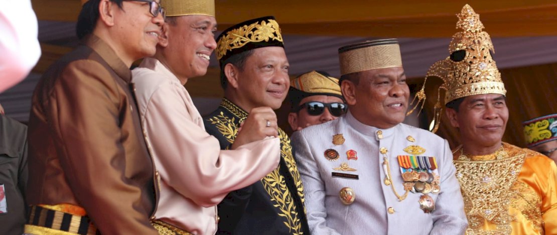 Wakil Bupati Luwu Utara (Lutra), Suaib Mansur, menghadiri peringatan Hari Ulang Tahun (HUT) Ke-10 Provinsi Kalimantan Utara (Kaltara) yang digelar di Lapangan Agatis, Tanjung Selor, Kabupaten Bulungan, Selasa, 25 Oktober 2022 lalu.