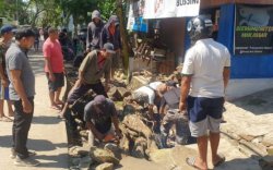 Satgas Drainase Biringkanaya Sisir Saluran Air Dibeberapa Titik